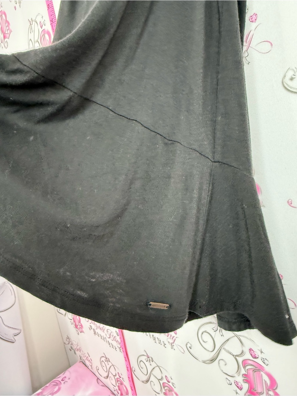Hollister Black Racerback Peplum Tank Top - Picture 4 of 11